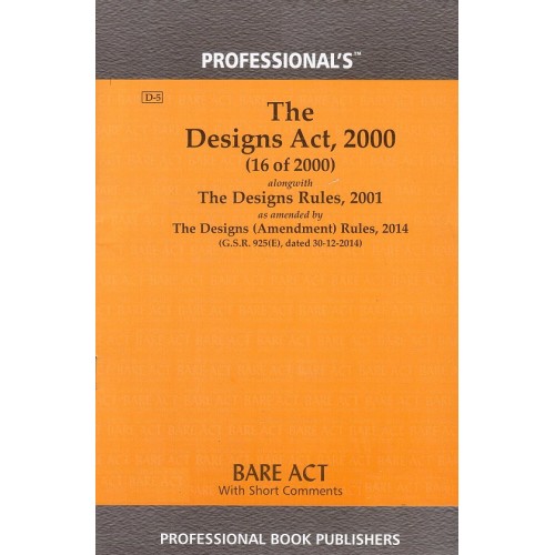 Professional's Designs Act, 2000 Bare Act
